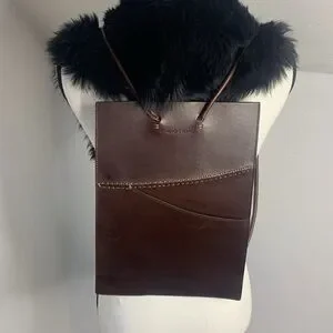 CLAUDIO ORCIANI Redish Brown Leather Backpack Made Italy MCB6743R Brown Leather Backpack Women main image 4